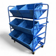 Angled Tote Picking Trolley for 6 or 9 Totes