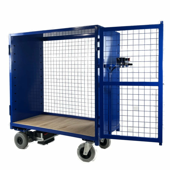 Electric Lockable Cage Trolley - 500kg