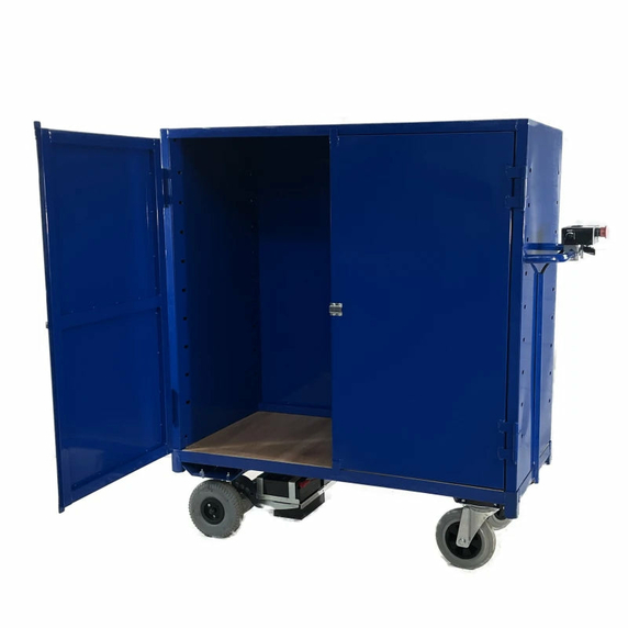 Electric Fully Enclosed Secure Trolley - 500kg