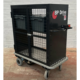 Premium Electric Lockable Cage Trolley - 500kg