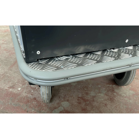Premium Electric Lockable Cage Trolley - 500kg