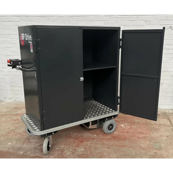 Premium Electric Fully Enclosed Secure Trolley - 500kg