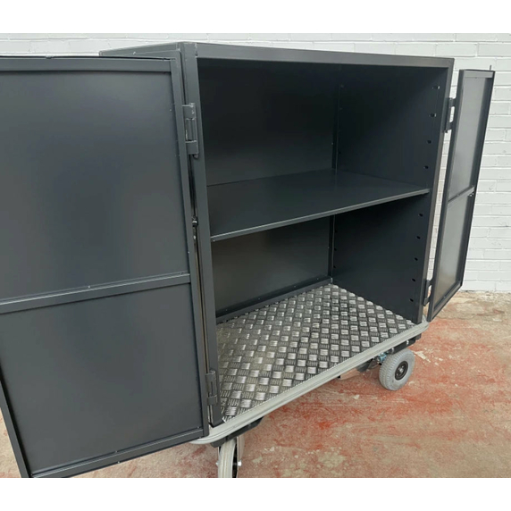 Premium Electric Fully Enclosed Secure Trolley - 500kg