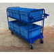 1220 x 600mm Order Picking Trolley with Deadman Brake - 300kg