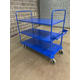 1220 x 500mm 3 Shelf Trolley with Deadman Brake - 250kg
