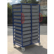 1685mm High Double Euro Container Trolley