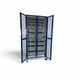 Enclosed Euro Container Trolley with Lockable Doors