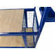 800 x 600mm Order Picking Trolley with Rear Mesh Section - 240kg