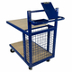 800 x 600mm Order Picking Trolley with Rear Mesh Section - 240kg