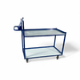 1000 x 700mm Order Picking Trolley with Plastic Shelves - 240kg