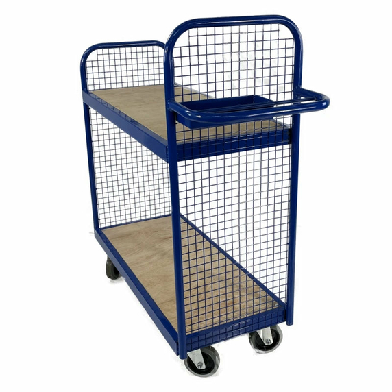 1000 x 450mm Narrow Aisle Order Picking Trolley - 200kg