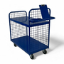 1000 x 600mm Order Picking Trolley with Steel Shelves - 200kg
