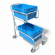 Twin Container Picking Trolley for 2 x 600 x 400mm Boxes - 75kg