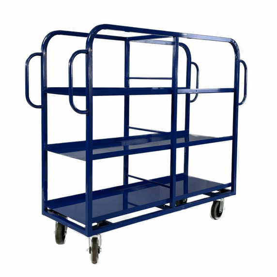 Narrow Aisle Order Picking Trolley for 6 Totes - 120kg