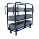 Narrow Aisle Order Picking Trolley for 6 Totes - 120kg