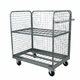 Compact 3 Sided Roll Cage Picking Trolley - 400kg