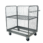 Compact 3 Sided Roll Cage Picking Trolley - 400kg