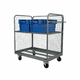 Compact 3 Sided Roll Cage Picking Trolley - 400kg