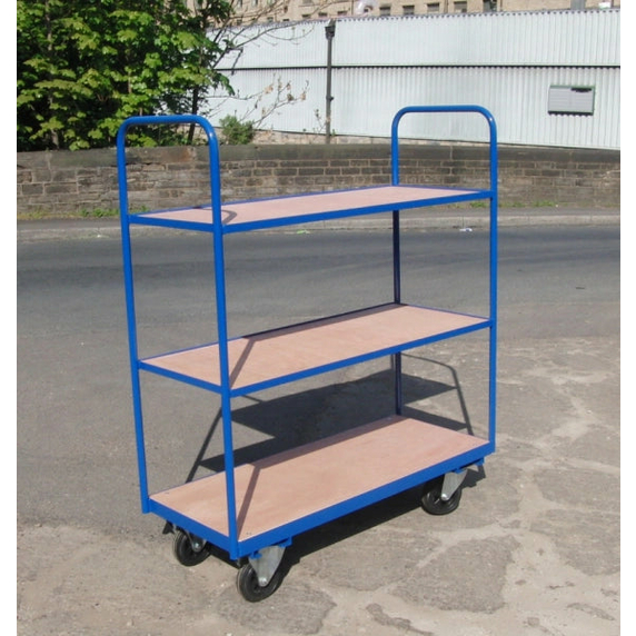 1220 x 500mm 3 Shelf Trolley - 250kg