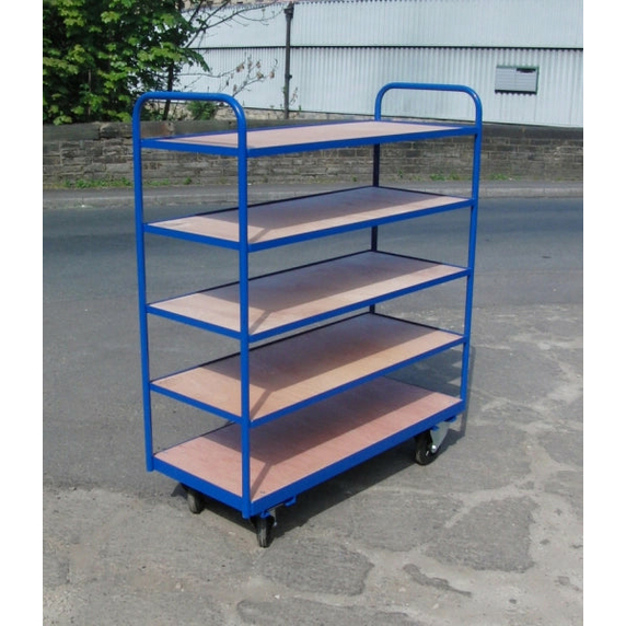 1220 x 500mm 5 Shelf Trolley - 250kg