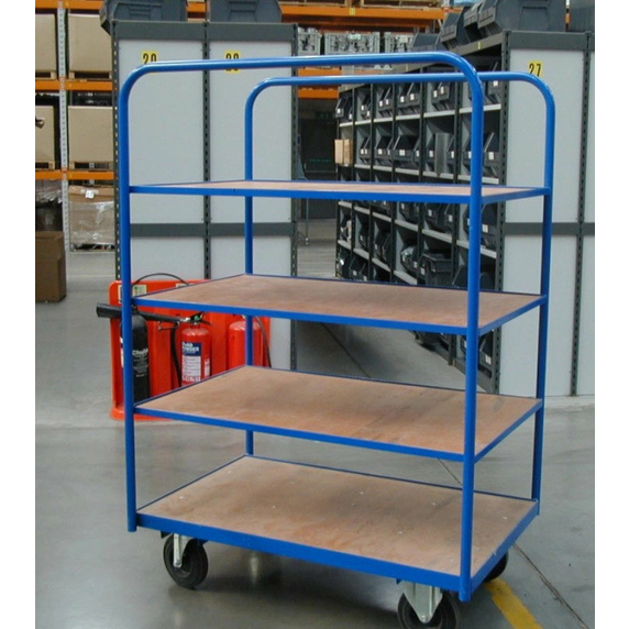 1220 x 610mm 4 Shelf Trolley - 500kg
