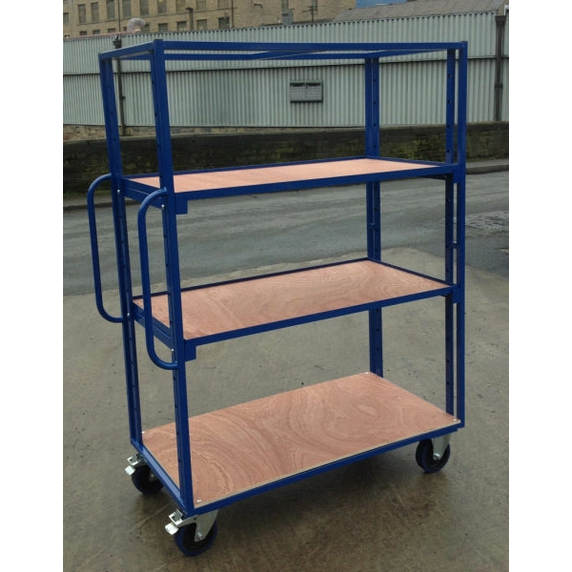 1220 x 600mm Adjustable Shelf Trolley - 500kg