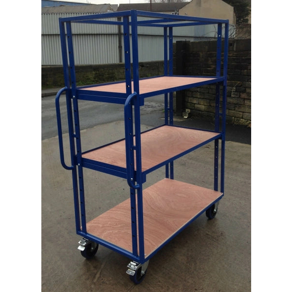 1220 x 800mm Adjustable Shelf Trolley - 500kg