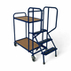 800 x 500mm Picking Trolley with 3 Steps & 2 Shelves - 250kg