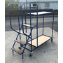 1000 x 500mm Picking Trolley with 4 Steps & 2 Shelves - 250kg