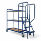 1000 x 500mm Picking Trolley with 4 Steps & 3 Shelves - 250kg
