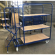 1220 x 600mm Heavy Duty Picking Trolley with 4 Steps & 3 Shelves - 500kg