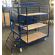 1220 x 600mm Heavy Duty Picking Trolley with 4 Steps & 4 Shelves - 500kg