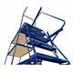 1220 x 600mm Heavy Duty Picking Trolley with 5 Steps & 3 Shelves - 400kg