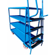 1220 x 600mm Heavy Duty Picking Trolley with Sliding Steps & 4 Shelves - 800kg