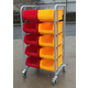 Small Parts Picking Trolley with 10 Bins