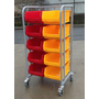 Small Parts Picking Trolley with 10 Bins