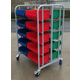 Double Sided Small Parts Picking Trolley with 20 Bins