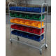Small Parts Stock Trolley with 20 Bins