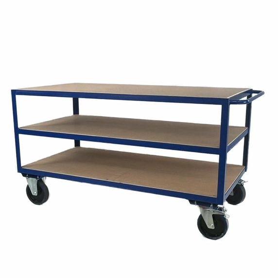 1600 x 800mm 3 Tier Shelf Trolley - 1000kg