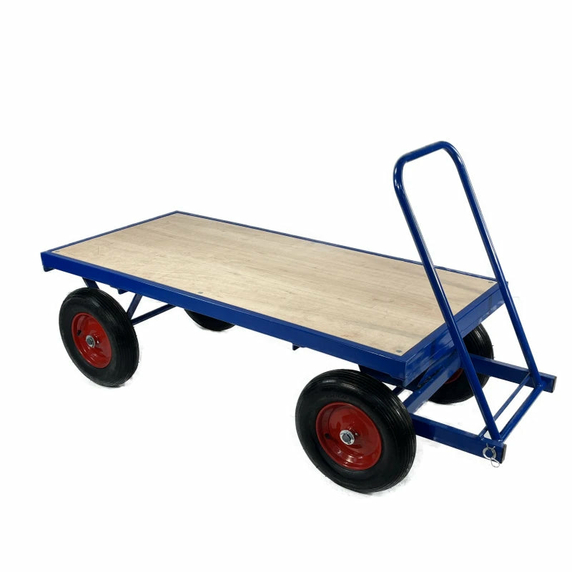 1500 x 700mm Pneumatic Turntable Truck - 500kg