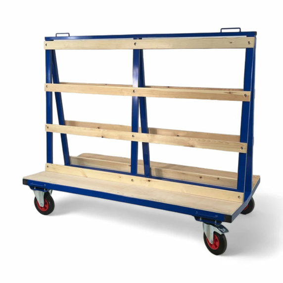 1800mm A Frame Glass Trolley - 600kg