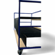 2080mm Single Sided Unit Trolley with 40 Slots - 800kg