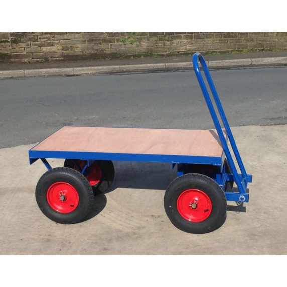 1220 x 610mm Heavy Duty Pneumatic Turntable Truck - 1000kg