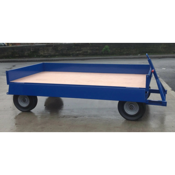2440 x 1220mm Extra Heavy Duty Turntable Truck with Drop Sides - 2500kg