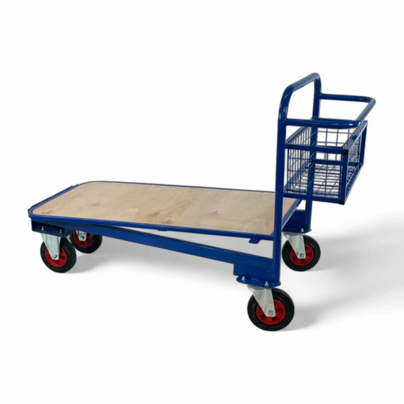1195 x 635mm Budget Cash & Carry Trolley with Basket - 500kg
