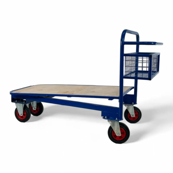 1195 x 635mm Budget Cash & Carry Trolley with Basket - 500kg