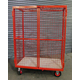 1220 x 700mm Lockable Cage Trolley with 1 Shelf - 500kg