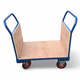 1000 x 700mm Double Timber End Platform Truck - 500kg
