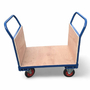 1000 x 700mm Double Timber End Platform Truck - 500kg