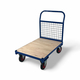 1000 x 700mm Mesh End Platform Truck - 500kg